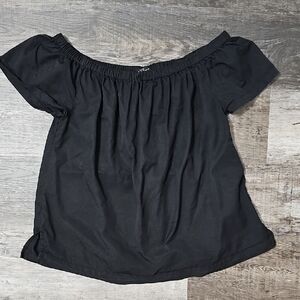 Velvet Heart Black Off-Shoulder Blouse